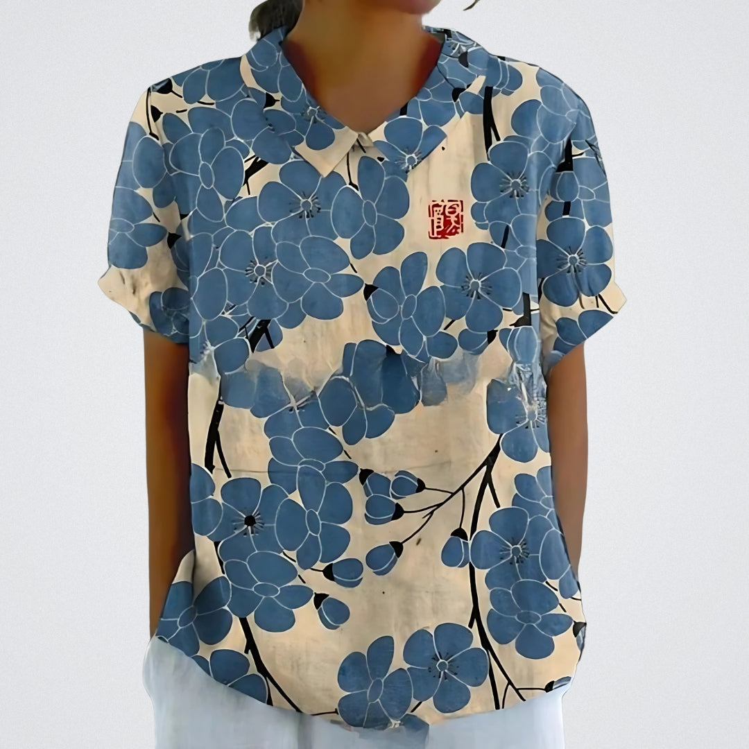 Ingrid | farverige bluser