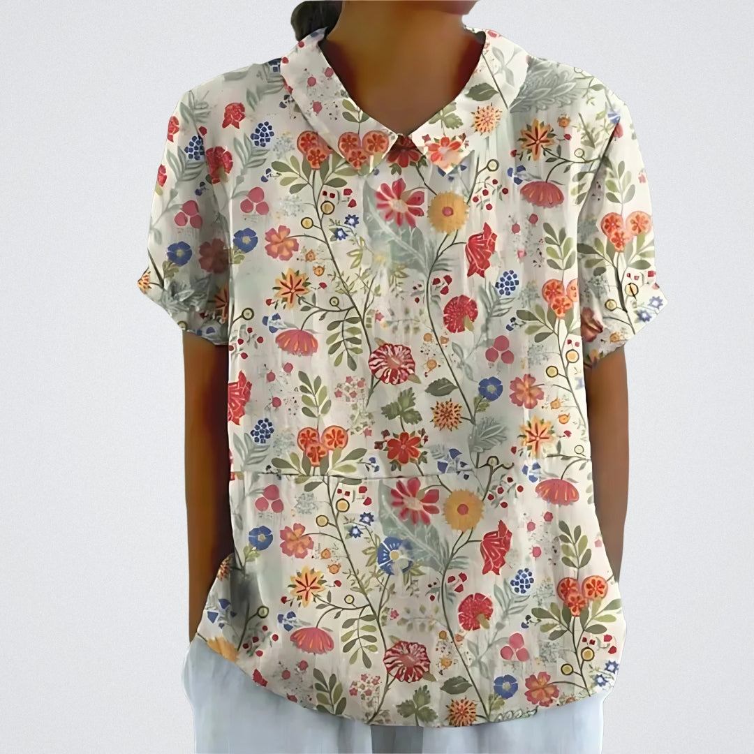 Ingrid | farverige bluser