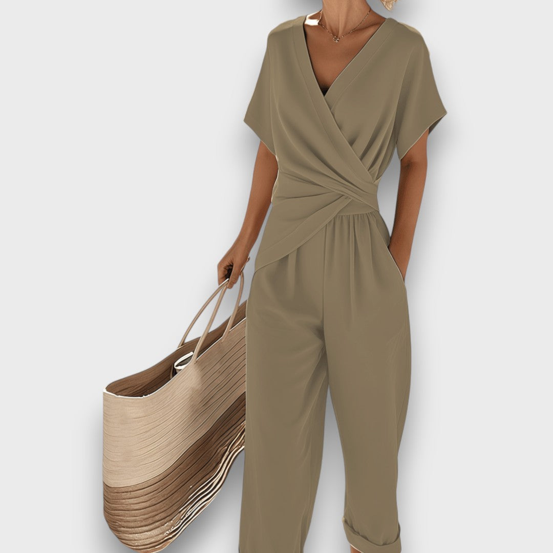 Jane | Sommer-jumpsuit med wrap-look
