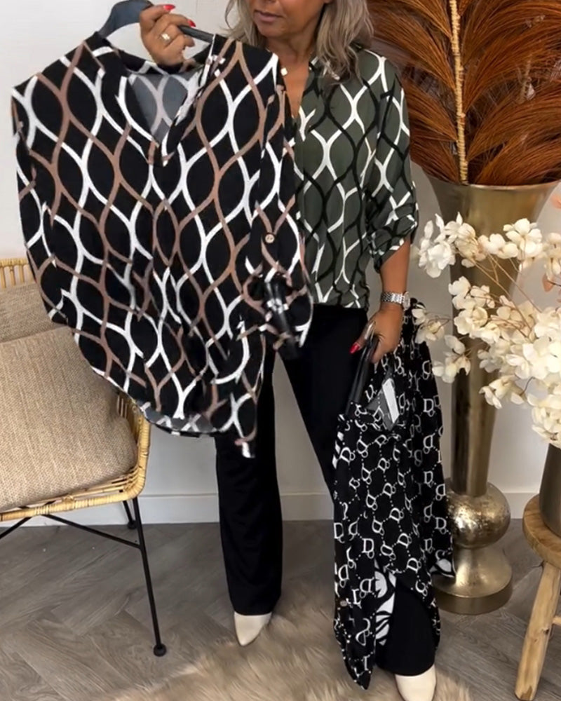 Lisa | Bluse med grafisk print