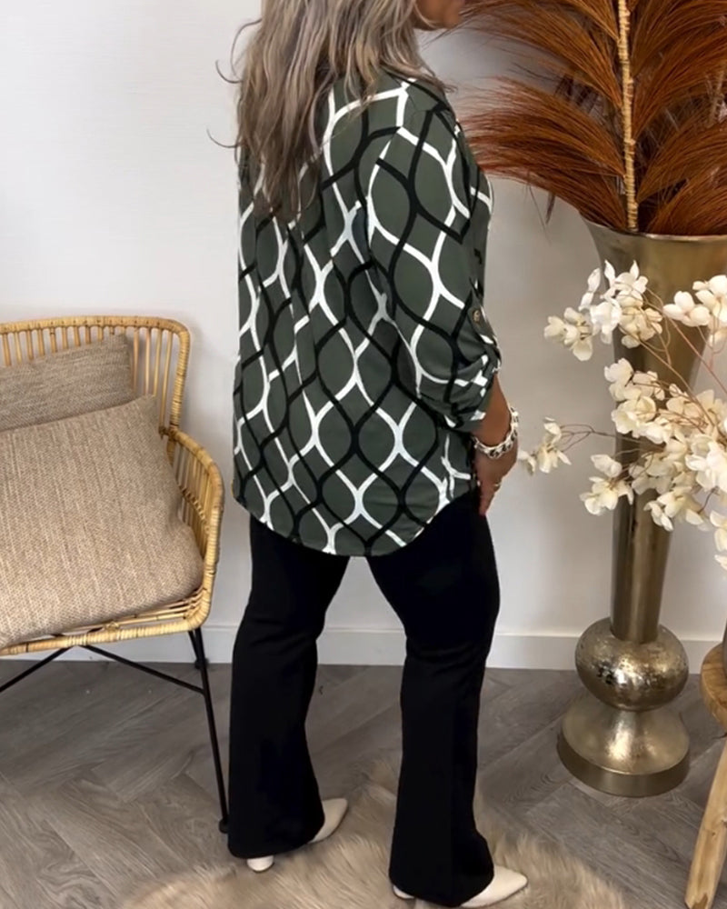 Lisa | Bluse med grafisk print
