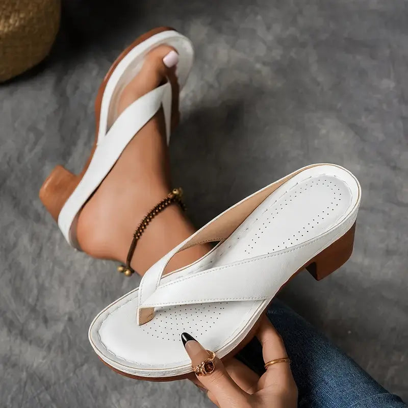 Malou | Flip-flops med hæl