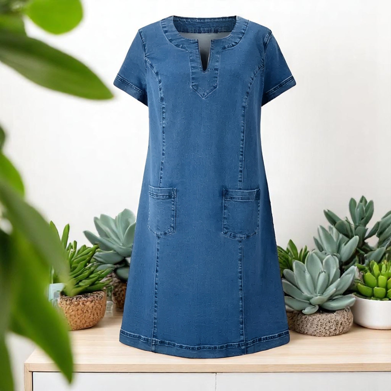 Jette | Denim-kjole
