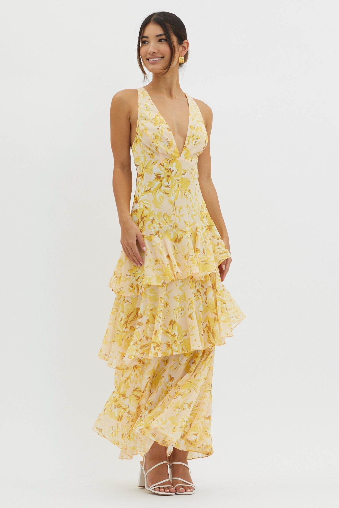 Ella | Elegant blomsterkjole