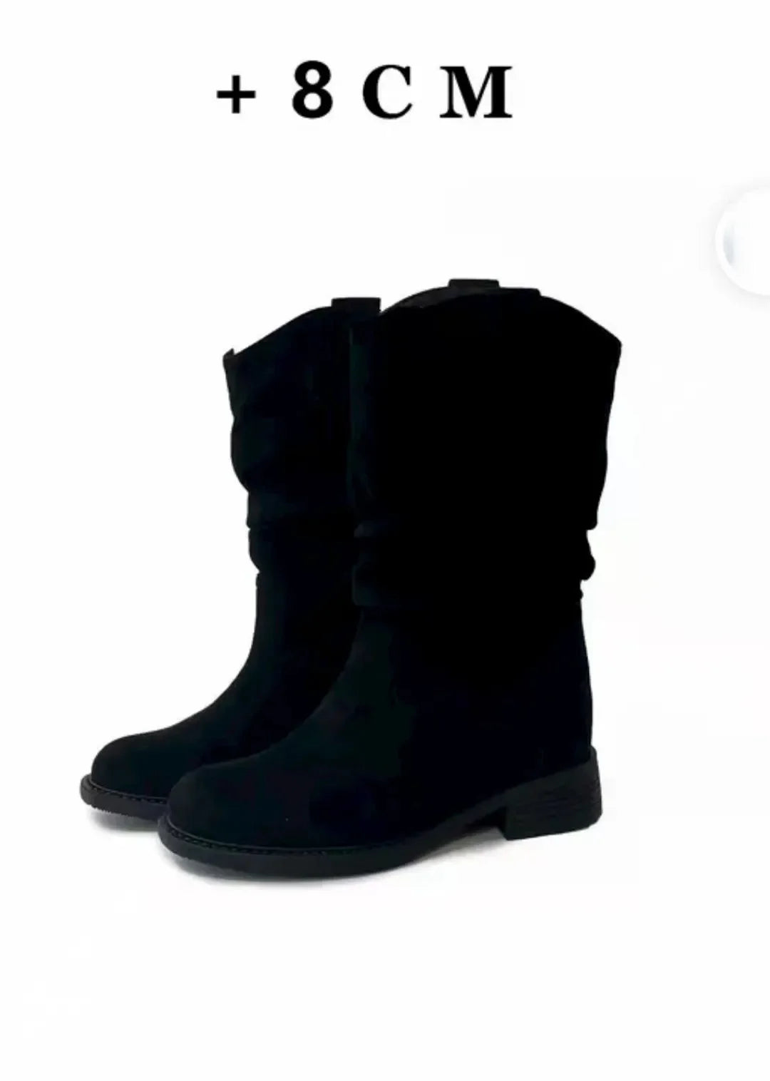 Bottes de chevalier de Cowboy occidentales pour femmes, nouveau Style, mi-mollet, doublure en caoutchouc et coton, au-dessus du genou, automne hiver