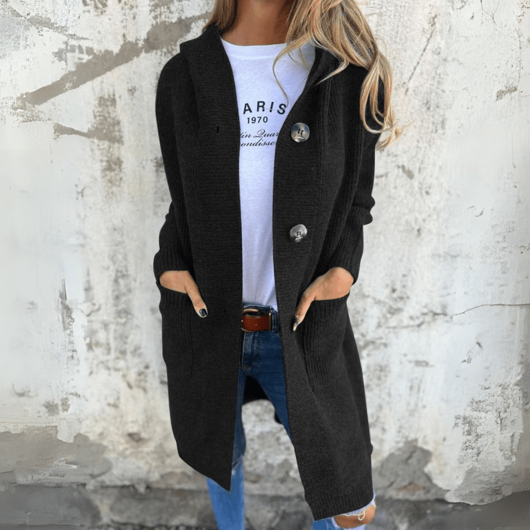 Lorène | Elegant lang dame-cardigan