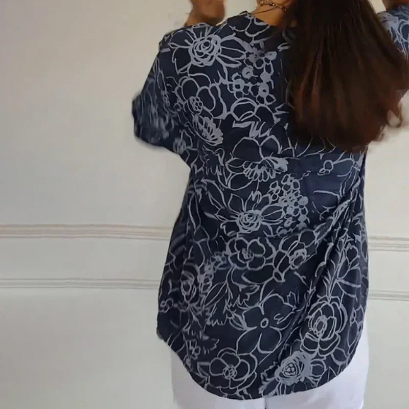 Maria | Blomsterprint Bluse
