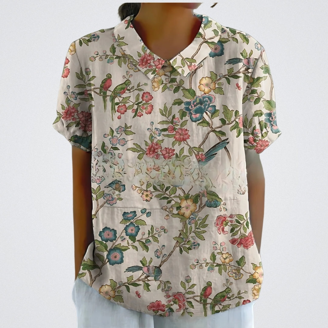 Ingrid | farverige bluser