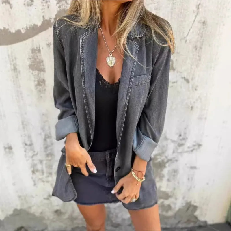 Birgitte | Denim-skjorte