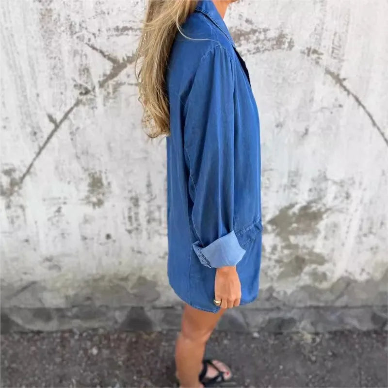 Birgitte | Denim-skjorte