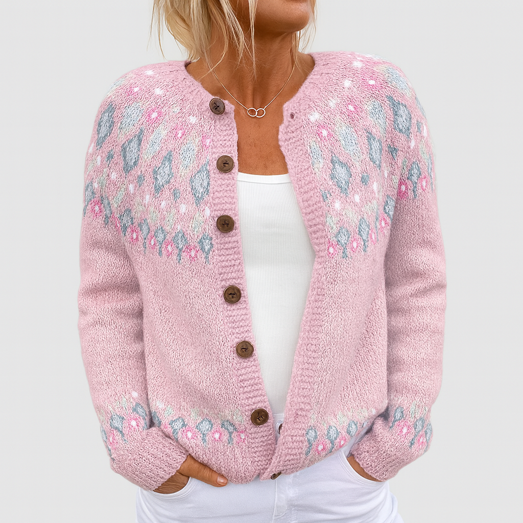 Lillian | Løs strikket cardigan
