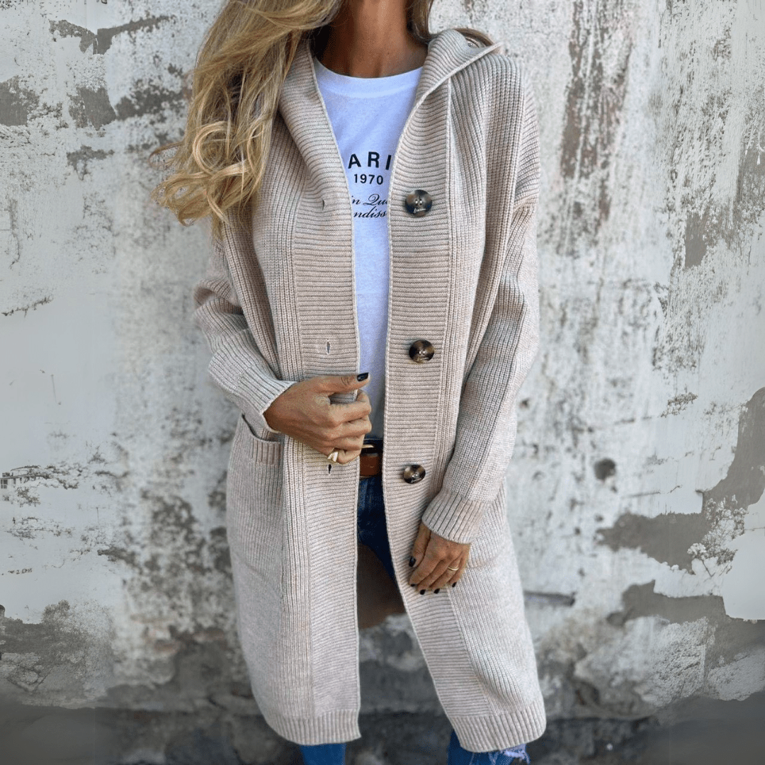 Lorène | Elegant lang dame-cardigan