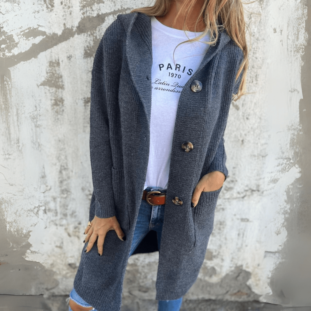 Lorène | Elegant lang dame-cardigan