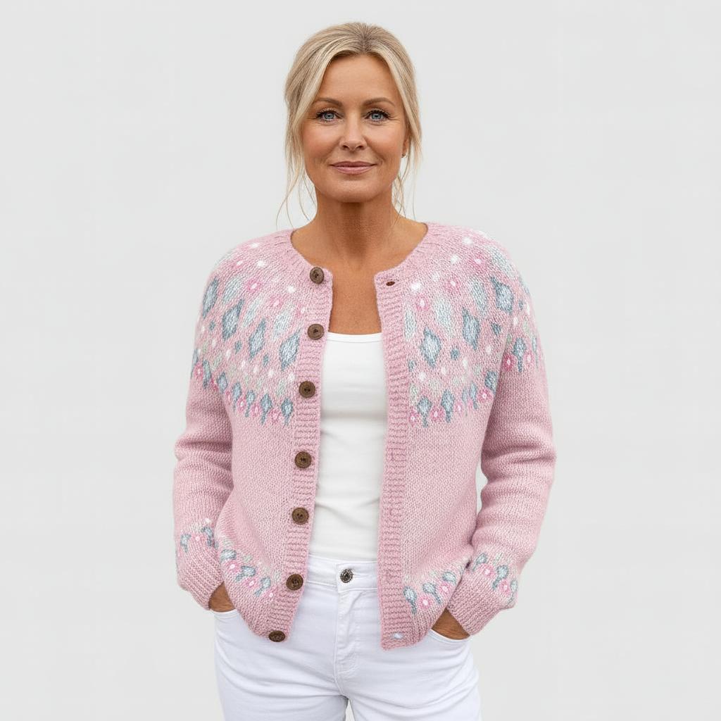 Lillian | Løs strikket cardigan