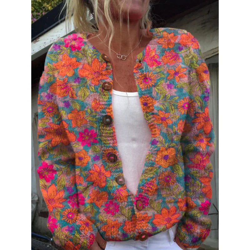 Lillian | Løs strikket cardigan