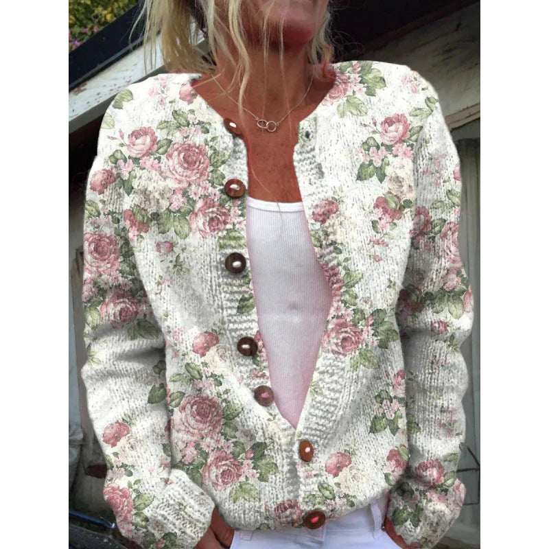 Lillian | Løs strikket cardigan